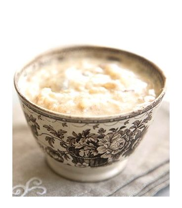 Rice pudding with tonka bean cooking recipe