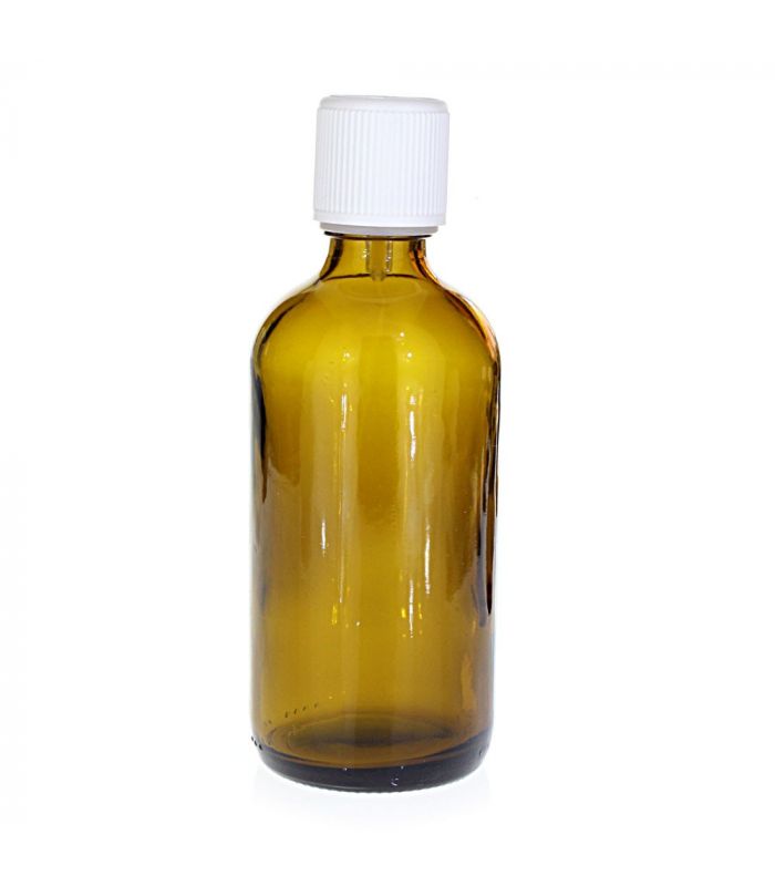 Flacon vaporisateur en verre ambré vide de100 ml pour les huiles essen –