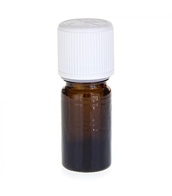 Flacon aromatherapie 30ml verre brun avec codigoutte