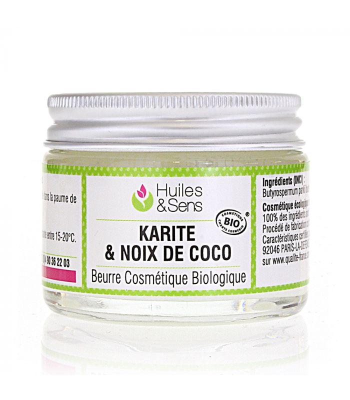 Beurre de Karité & Huile de Coco - Beurre Végétal Cosmétique