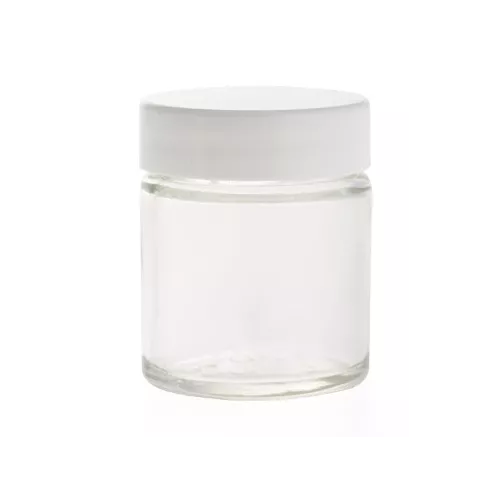 30 ml glass jar with white lid - Huiles & Sens