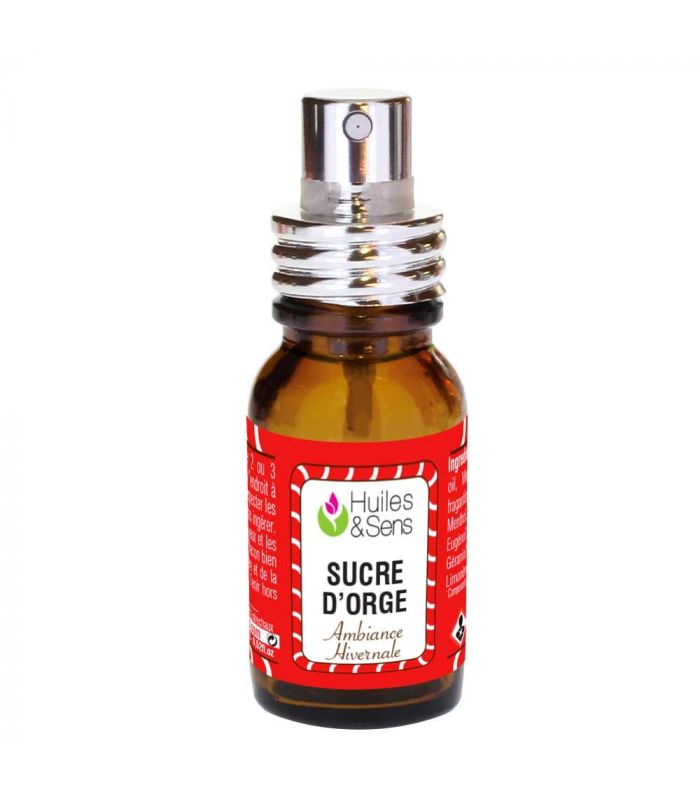 Spray d'huiles Essentielles Sucre D Orge - Parfum de Noël