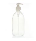 Glass bottle 500 ml + pompe