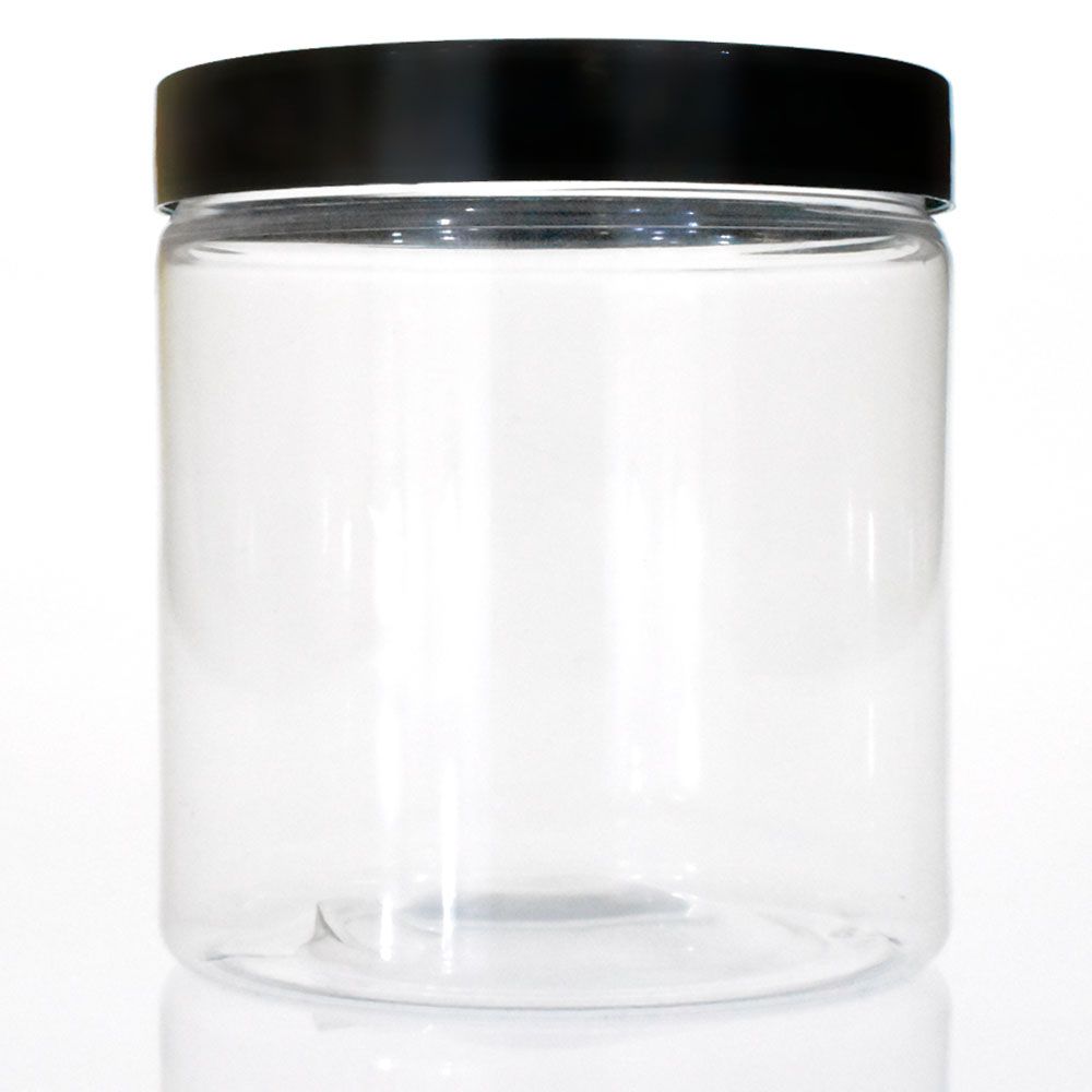 Pot plastique cristal 125 ml