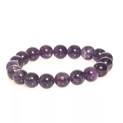 Amethyst bracelet 10 mm