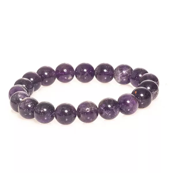 Amethyst bracelet 10 mm