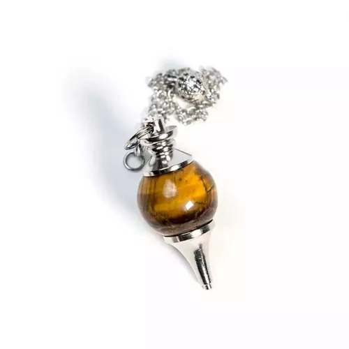 Tiger's eye stone Pendulum